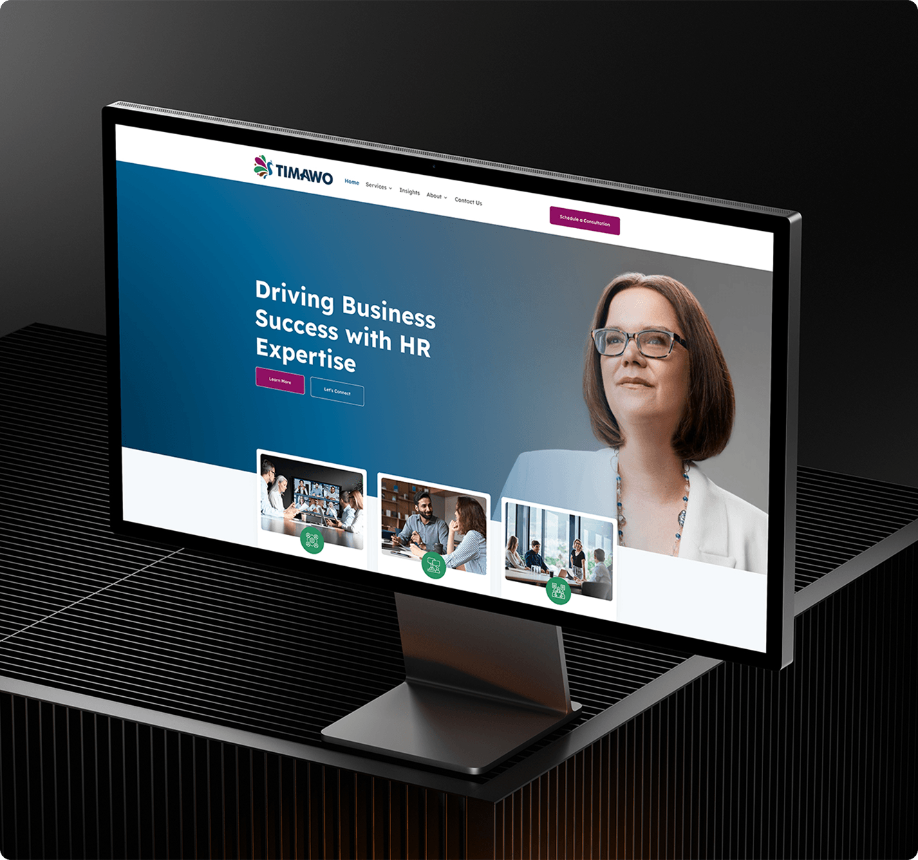 Professional Services — Think Creative marketing work sample